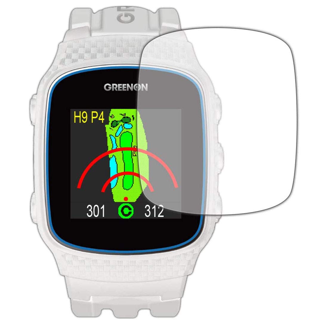 PDA工房 THE GOLF WATCH NORM II 衝撃吸収[反射低減] 保護 フィルム 耐衝撃 日本製商品画像