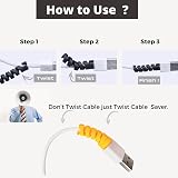MUX TRADERS 14 Pcs Cute Cable Protector Saver for Phone Chargers Type-C USB view 5