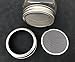 THINKCHANCES Food Safe,BPA Free Rust Resistant Stainless Steel Sprouting Screen Lids and Bands for Wide Mouth Mason Ball Canning Jars for Growing Organic Sprout Seeds at Your Home (Wide Mouth, 3 Pack)