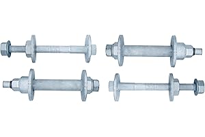 Sheisor Front Alignment Camber Toe Adjustment Bolts, Lower Control Arm Cam Bolts Compatible with Toyota 2005-2016 Tacoma, 2003-2009 4Runner, 2007-2010 FJ Cruiser (for BOTH sides)