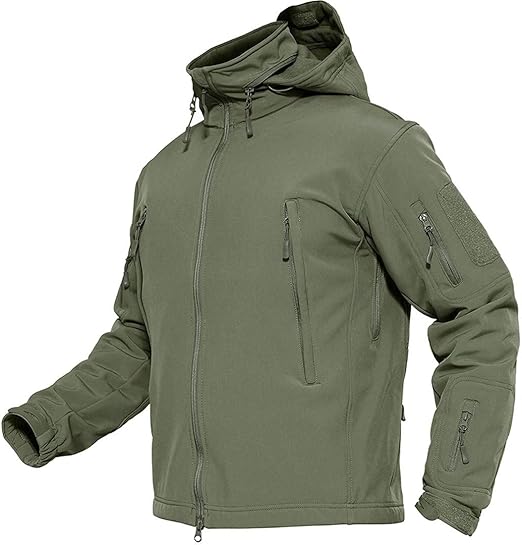 Man&Jenensy Softshell Men Military Army Tactical Jacket Windproof