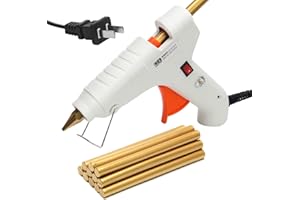 Luxiv Lot de 12 bâtons de cire à cacheter avec pistolet à colle, 13,7 cm, 10 mm, pour invitations de mariage, enveloppes - Do