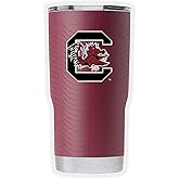 Gametime Sidekicks South Carolina 20oz Maroon Tumbler - Officially Licensed, 18/8 Stainless Steel, Double-walled, Vacuum-insulated, UV LED Printed Logos, Sweatless, Stays Hot/Cold -