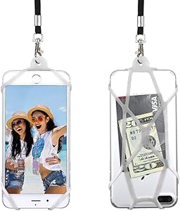 Gear Beast Universal Web Cell Phone Lanyard Compatible with iPhone, Galaxy & Most Smartphones, Includes Phone Case Holder,Neck Strap