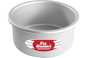 Fat Daddio's Anodized Aluminum Round Cake Pan, 6 x 3 Inch
