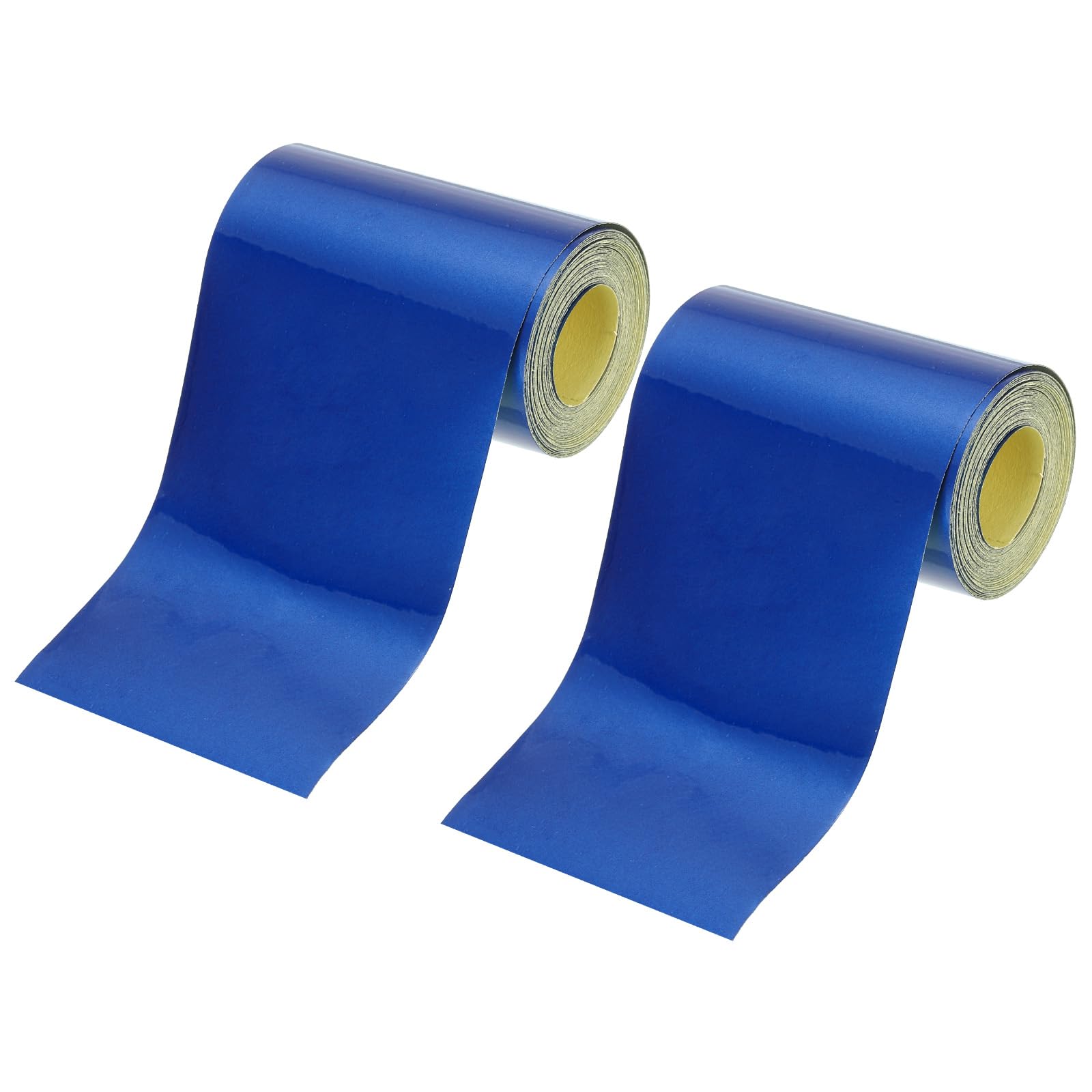 PATIKIL 2 Inch x 10 FT Reflective Tape, 2 Pack High Visibility Waterproof Conspicuity Outdoor Safety Warning Tape for Trailer Truck Car Bike, Blue