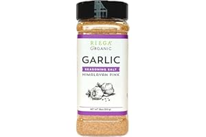 Riega Organic Garlic Seasoning Salt, Himalayan Pink Salt Perfect for Every Meal 18 Ounce (Pack of 1)