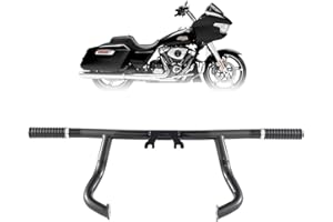 Kinglemc Flat-Out Crash Bar Engine Guard Highway Freeway Bar for Harley Davidson Road King Street Glide Road Glide Touring 20