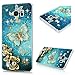 Mavis's Diary Galaxy Note 5 Case - 3D Handmade Bling Colorful Diamonds Gold Butterflies with Shiny Sparkle Rhinestone Gems Crystal Clear Full Body Protection Hard PC Case Cover