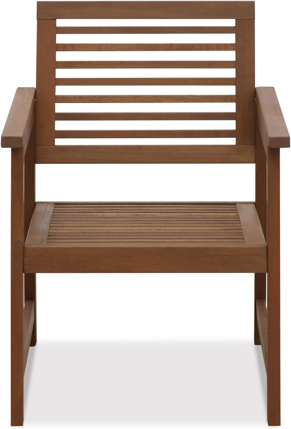Furinno TIOMAN Patio Chair, Set of Two, Outdoor Lawn Chair, Armchair without Cushion, for Patio Garden, Porch, Natural - Image 4