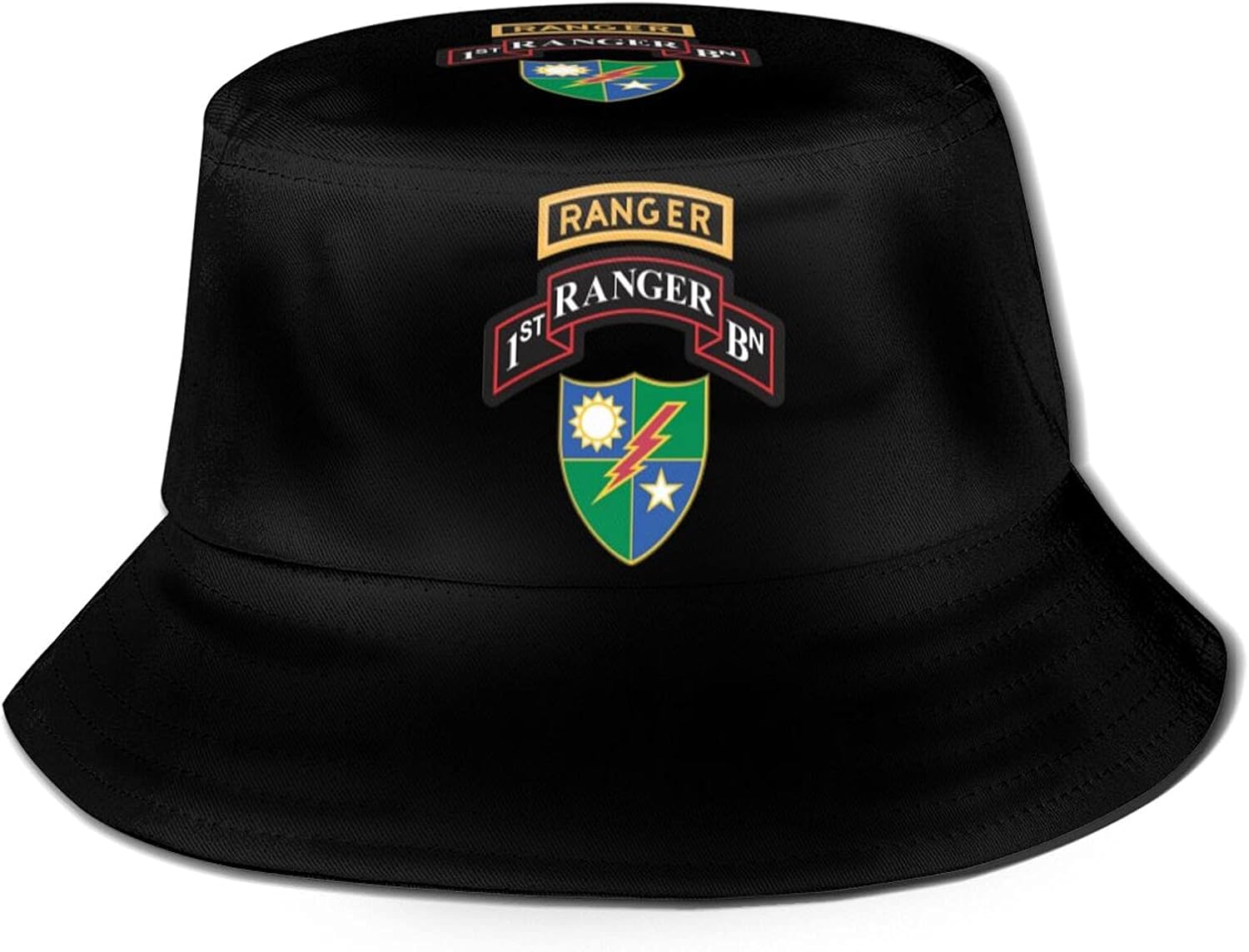 1st Battalion 75th Ranger Regiment American Unisex Fashion Fisherman Hat Summer Sun Hat Uv