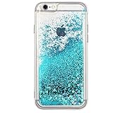 iPhone 7 case, iPhone 8 case Floating Quicksand Glitter Bling TPU case, Flowing Liquid Sparkle case for iPhone 7/8 4.7