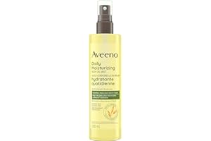 Aveeno Daily Moisturizing Oil Mist, Jojoba Oil, Oat Oil, Body Mist, Massage Oil, Daily Moisturizer, Paraben Free, 200 mL