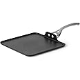 Calphalon Contemporary Hard-Anodized Aluminum Nonstick Cookware, Square Griddle Pan, 11-inch, Black