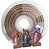 Shiny Silk PLA Fast Color Gradient Change Rainbow PLA Multicolored 3D Printer Filament 1.75mm 1KG 3D Printer Material Metallic Rainbow Filament CC3D