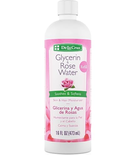 Amazon.com: De La Cruz Glycerin & Rose Water Skin & Hair