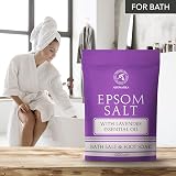 AROMATIKA Epsom Bath Salt Lavender 3x1000g Magnesium Sulphate Natural Relaxation view 6