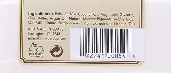 A LA MAISON OAT MILK BAR SOAP, 8.8 OZ