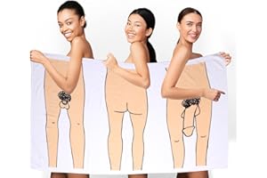 GIELYPANO Novelty Gag Bath Towel 70x 30 inch- Soft and Absorbent - Perfect for a Hysterical Funny Gift
