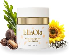 ELLAOLA 96 Hour Deep Moisturizing Baby Face Cream for Dry, Eczema Prone & Sensitive Skin - Daily Organic Face Lotion Nourishe