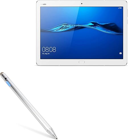 Amazon Com Stylus Pen For Huawei Mediapad M3 Lite 10 Stylus Pen By Boxwave Accupoint Active Stylus Electronic Stylus With Ultra Fine Tip For Huawei Mediapad M3 Lite 10 Metallic Silver Electronics