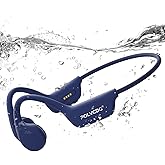 POLVCDG Swimming Headphones,IPX8 Waterproof Bone Conduction Headphones,32GB Memory Open Ear Headphones with Mic,Wireless Earphones Underwater Sport Earbuds for Workout Running Cycling Gift