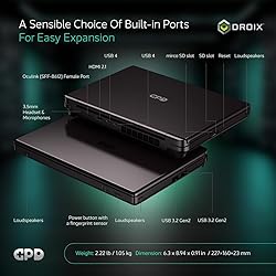GPD Win MAX 2 2025 Handheld Gaming PC with AMD