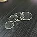 MEYA Set of 20pcs Clear Acrylic Discs, Plexiglass Laser Cut Round Circle 1/8