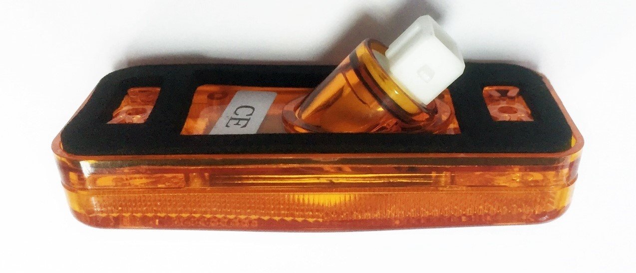 2x Orange Amber Indicator Side Marker Lights for Peugeot Boxer 2006