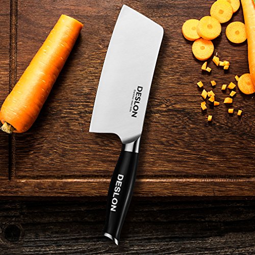 DESLON Professional Cleaver Knife for Women Chinese Meat Cleaver