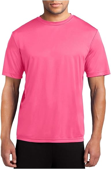 neon pink dri fit shirt