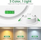 ALUSSO 10W LED Downlights Dimmable Recessed Ceiling Lights 3000K 4000K 6500K 6 view 3