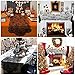 OurWarm 80 x 20 Inch Halloween Table Runner, Black Spider Web Tablecloth Polyester Lace Table Runner for Halloween Dinner Table Decorations