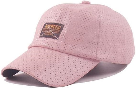 Amazon Formanism カジュアル クール ストリート Puレザー キャップ 帽子 レディース ピンク キャップ 通販