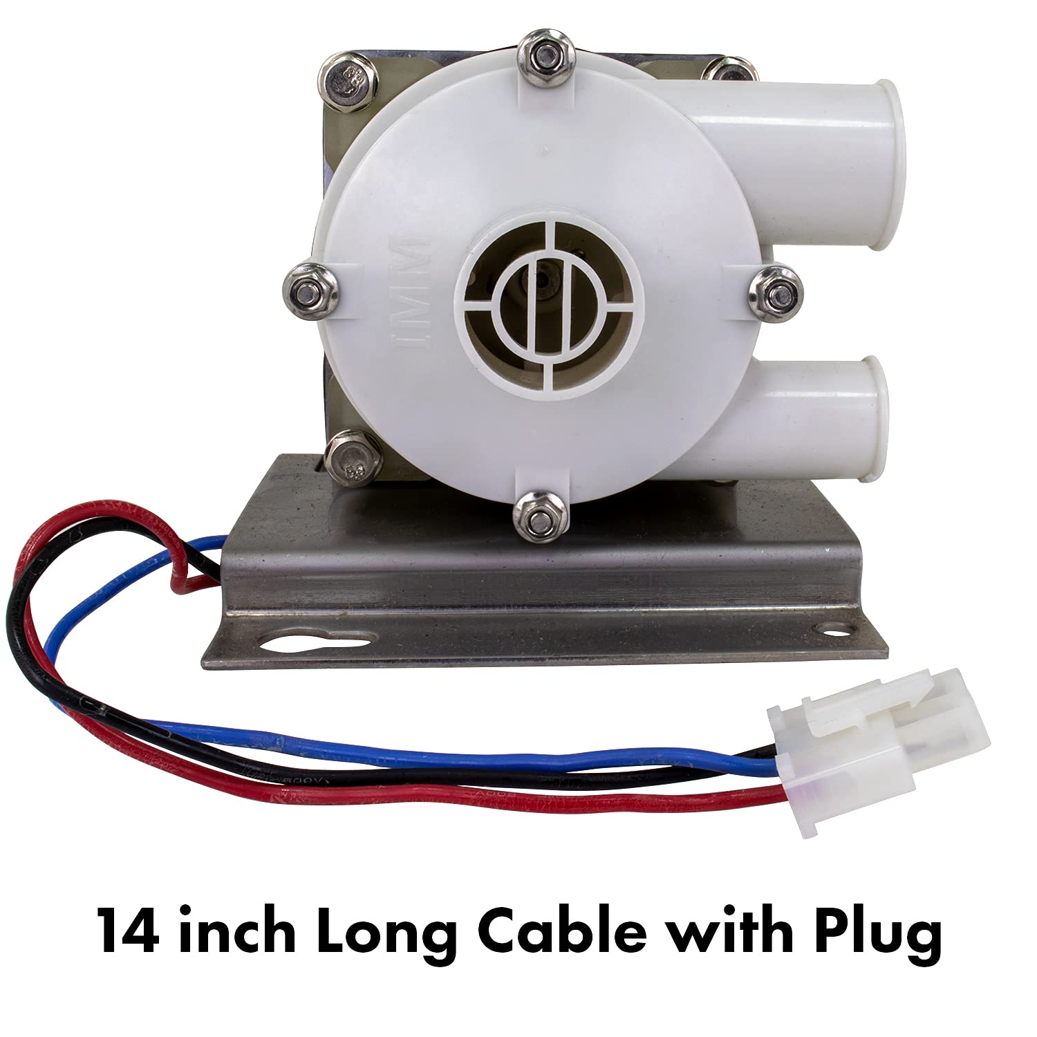 IMM Ice Machine Motor Replacement for Hoshizaki S-0730 Ice Machine Motors Includes mounting Plate, 14 inch Cable & Plug.