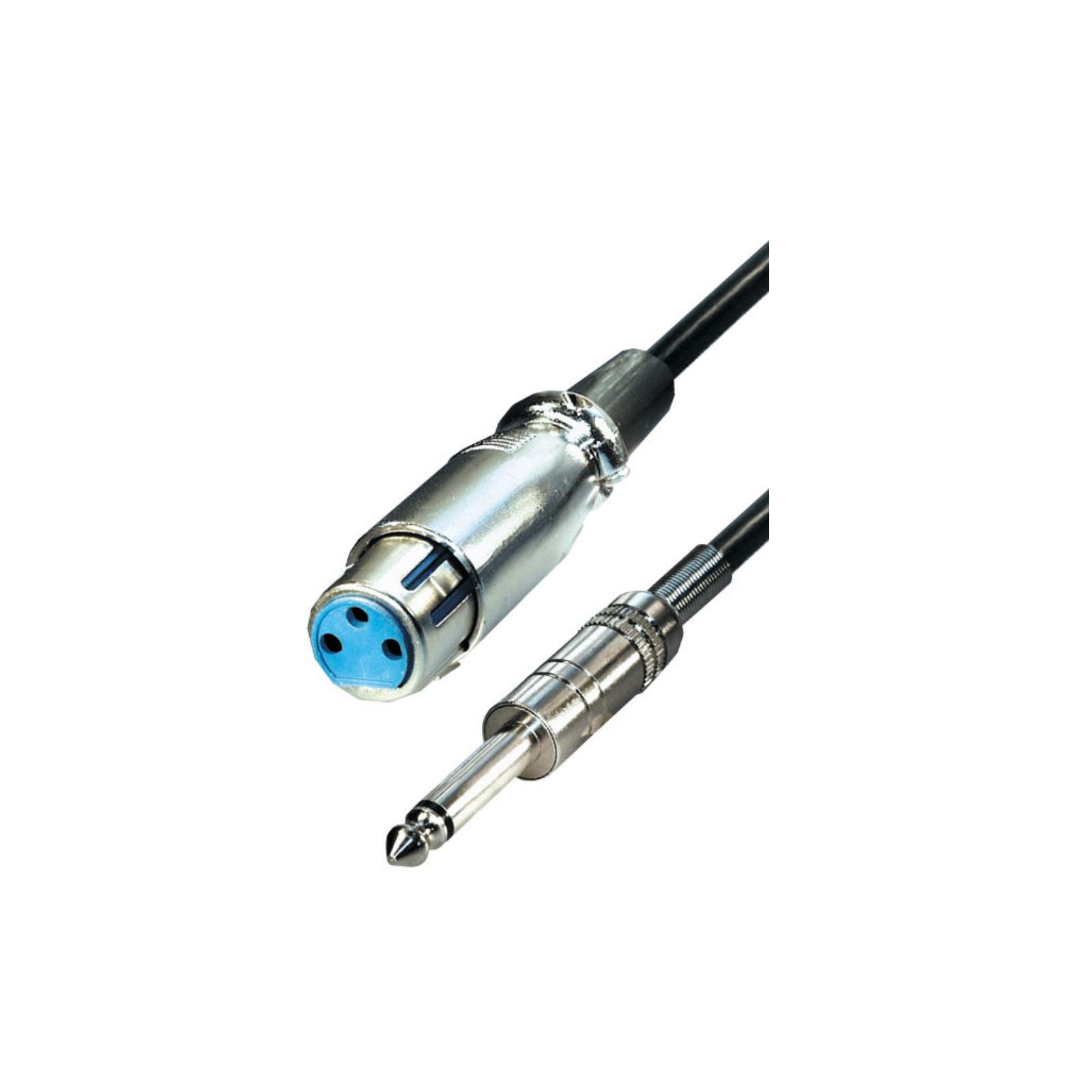 Radiostore Adaptor Cable XLR (Cannon) Female to Mono Jack Plug 6.3 mm
