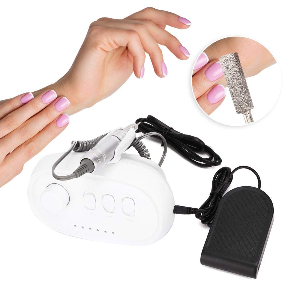 30000RPM Nail Polishing Machine, Nail File Tips Pedicure