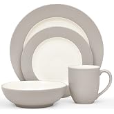 Noritake Colorwave Sand 4-Piece Rim Place Setting, Service for 1