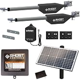 Ghost Controls Pro Dual Solar Automatic Gate Opener Smart Bundle with 30w Solar Panel and MultiConnect