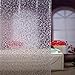 Shower Curtain Liner Mildew Resistant , Peralng 3D EVA Semi Transparent , Eco Friendly , 72x72 Inch with Rings 12 Hooks – Cobblestone