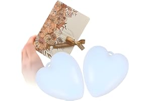 Junificent 2pcs Heart Purse Light with Auto Sensor - Ultra-Bright Hands-Free Bag Light for Purses & Handbags | Auto On/Off, Unique Gift for Women with Premium Box for Women,Mother,Friends