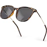 SIPHEW Polarized Mirrored Sunglasses for Women - Oversized Cat Eye Frame w UV Protection Womens Sun Glasses