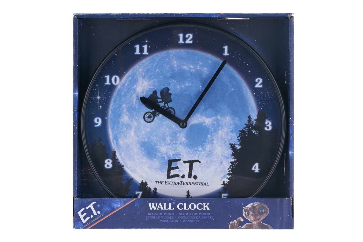 MVS Wholesale Extra Terrestrial E.T Movie Memorabilia Retro Wall Clock, 40x40cm