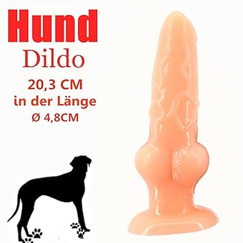 SXOVO Realistischer Dildo 20,3 CM Hund Dog Penis für Männer und Frauen Neuheiten Sex Toy Großer Größe Wasserdichter Adult Toy