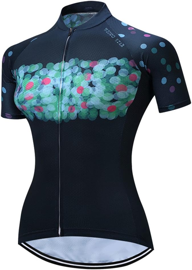 Mountain Bike Jersey Women, Women's Cycling Jersey Biking Shirt Jacket Tops, Comfortable Quick Dry
