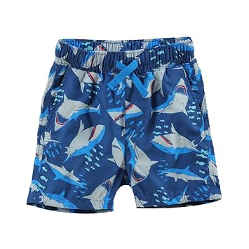 LACOFIA Kinder Badeshorts Jungen Casual Elastische Taille Badehose Kleinkind Strand Schwimmen Shorts