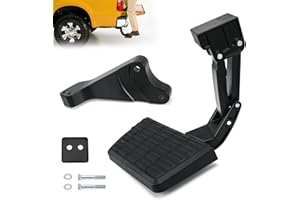 FQRANBO 75302-01A Rear Bed Step Retractable Bumper Step Compatible with Ford F150 2006-2014 Folding Truck Tailgate Step (F150 2006-2014)