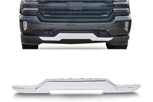 HECASA Front Lower Bumper Skid Plate Compatible with 2016-2019 Chevy Chevrolet Silverado 1500 23243083 GM1044128 Bumper Valan