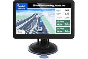 MRSXWPY GPS Navigation for Car Truck,Navigation System 7 Inchs Touchscreen Navigator with 2025 US/CA/MX Maps, Free Lifetime Map Updates, Voice Broadcast, Speed Camera Warning, Vehicle