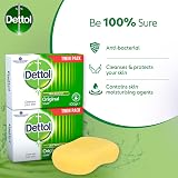 Dettol Original Antibacterial Soap Bar 2 Pack 100g Disinfectant Moisturising view 2